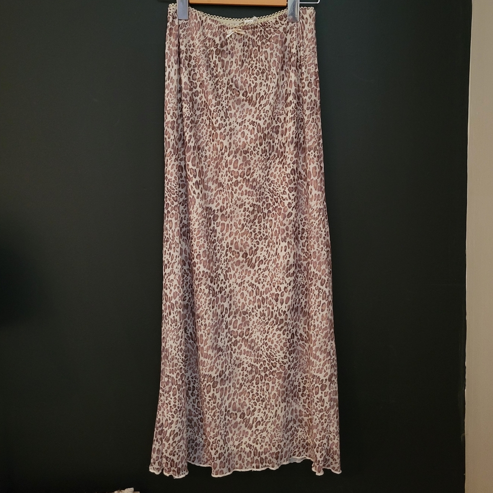 Leopard Print Women's Skirt